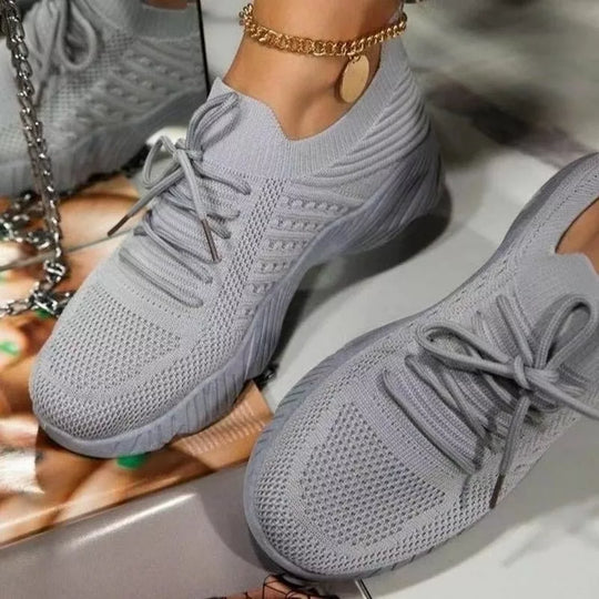 Damskie Sneakersy z Oddychającą Siateczką i Wsparciem Ortopedycznym