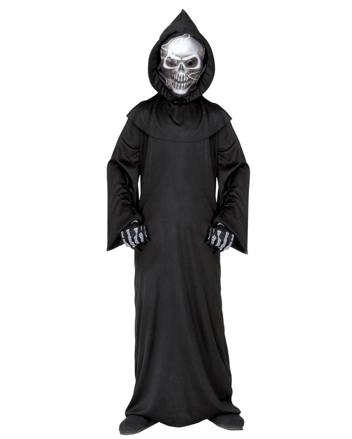 Dziecięca szata Grim Reapera z maską czaszki Kostium Halloween