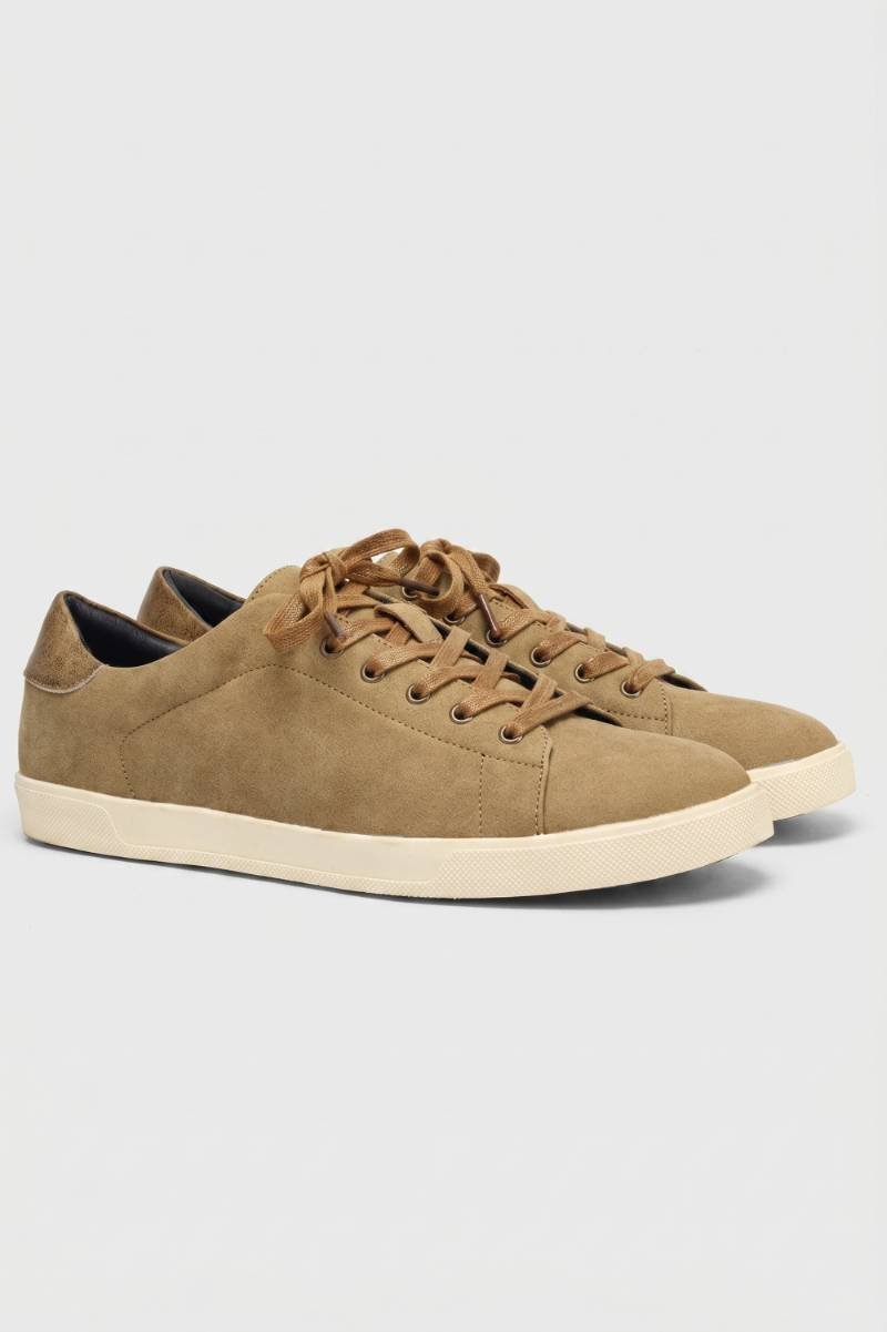 Męskie Sneakersy Niskie Z Sznurowaniem Wykończenie Zamszowe
