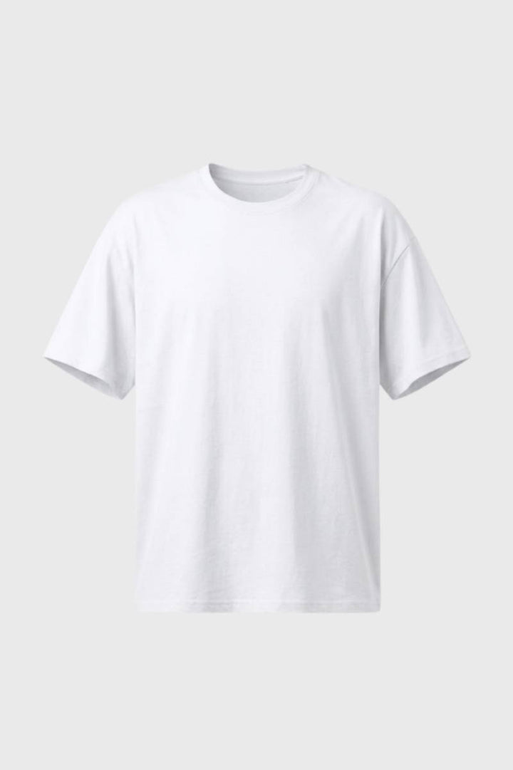 Męska codzienna koszulka T-shirt z miękkim okrągłym dekoltem