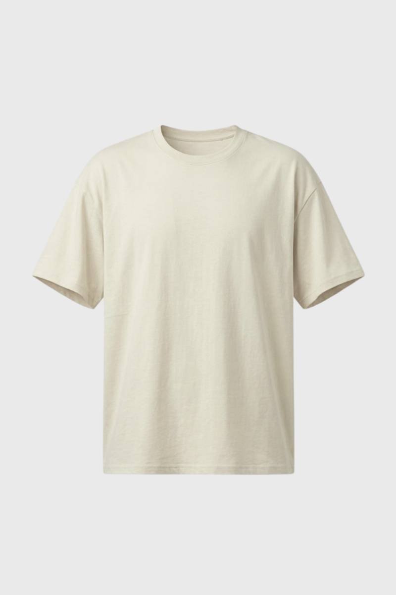 Męska codzienna koszulka T-shirt z miękkim okrągłym dekoltem