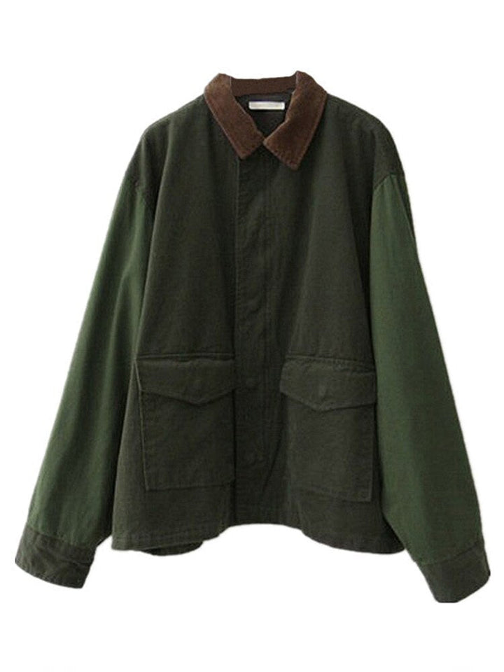 Kobieca Kurtka Oversized Utility – Luźna Warstwa na Codzienne Przejrzyste Ubrania